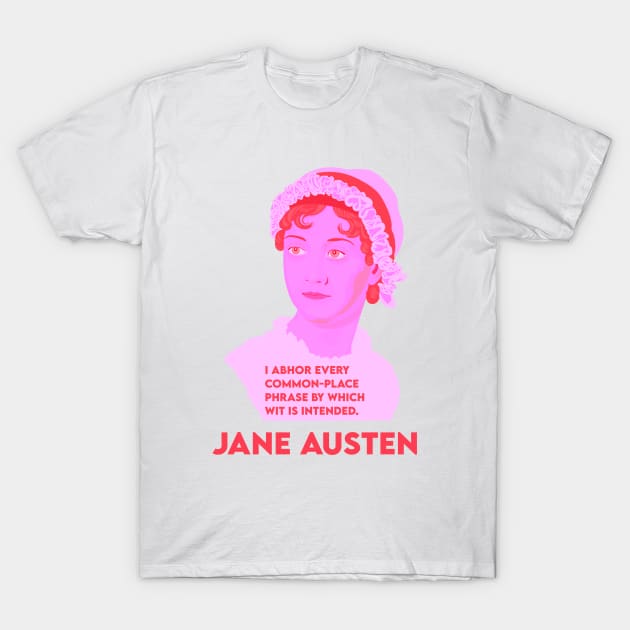 Jane Austen Quote from Sense and Sensibility T-Shirt by Obstinate and Literate